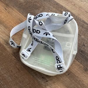 Mini Addis’s clear backpack